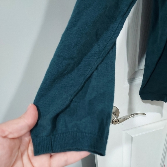 Old Navy Teal Blue Open Front Long Sleeve Cardigan in Size XXL - Picture 8 of 12